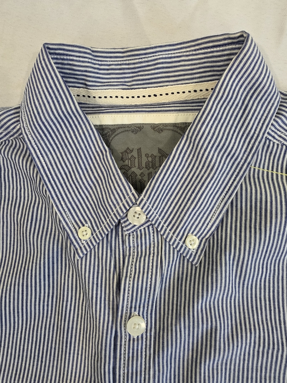 Slade Wilder Cotron Collection Exclusive  Button-Down Shirt Men Size M